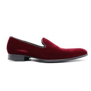 To Boot New York Velvet Burgundy Men's Size 11 Slip On Dress Shoes